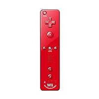 Wii Remote Plus - Red (Renewed)