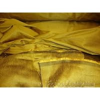 Golden Rod Shantung Dupioni Faux Silk Fabric Per Yard