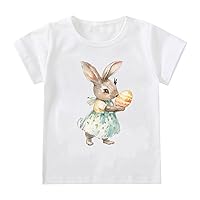 Easter Day Shirts for Toddler Girl Toddler Kids Infant Baby Girl's Rabbit Tee Outfits Baby Bunny