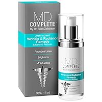 MD Complete Wrinkle & Radiance Remedy PLUS | Anti-Aging Skin Rejuvenation Treatment | with Retinol, Vitamins C & E and Hyaluronic Acid | Improves Fine Lines & Wrinkles 1.0 fl oz