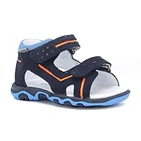 Baby Boys Leather High Sandals 71825/W28 Navy (Toddler/Little Kid)