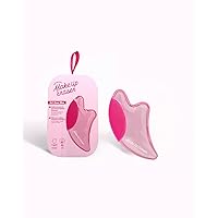 Puff Eraser, 2-in-1 Gua Sha Tool by The Original MakeUp Eraser – Gua Sha Massage and Silicone Facial Scrubber for Radiant, Youthful Skin