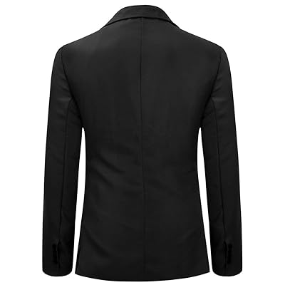 YUNCLOS Men's Slim Fit Casual 1 Button Notched Lapel Blazer Jacket