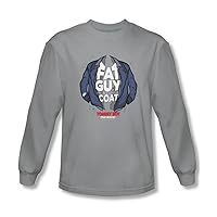 Tommy Boy - Mens Little Coat Long Sleeve Shirt in Silver