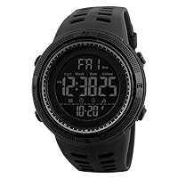 Men's Digital Sports Watch Waterproof Military Stopwatch Countdown Auto Date Alarm