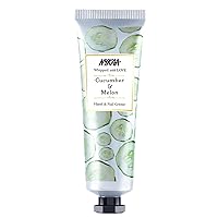 Nykaa Naturals Hand And Nail Cream - Non-Greasy, Deep Hydrating - Cocoa Butter Softens Skin - Fresh and Fruity Fragrance - Cucumber and Melon - 1 oz
