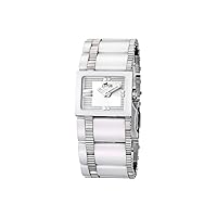 Women's L15597/1 White Ceramic Quartz Watch with White Dial