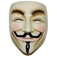 V For Vendetta Hacker Mask for Halloween Party Cosplay Costume
