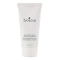 boscia Cryosea Mermaid Fire & Ice Peel-off Mask - Vegan, Cruelty-Free, Natural Skin Care - Peel Off Face Mask with Hyaluronic Acid, Sea Kelp & Menthol - For Sensitive Skin & All Skin Types - 2.8 Oz