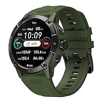 Zeblaze Men's Quartz Digital Watch with Stainless Steel Strap 67330, multicoloured