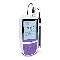 pH Ion Meter Analyzer Portable Ion Meter with P11 Glass pH Electrode Contains pH ORP and Ion Measurement Modes Accuracy ±0.002 pH ±0.2 mV Data Storage Function ppm mg/L MOL/L Units