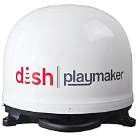 Winegard Dish Playmaker Dual Portable Automatic Satellite Antenna with Dish Wally HD Receiver