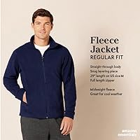 Amazon Essentials Men's Full-Zip Fleece Jacket (Available in Big & Tall), Black Olive Color Block, X-Small