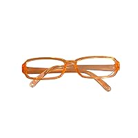 18 Inch Doll Glasses- Orange MKodern Clear Lens Glasses for 18 Inch Kennedy and Friends and Other 18 Inch Dolls