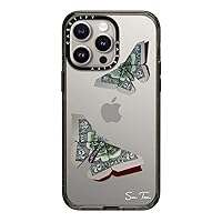 CASETiFY Impact iPhone 15 Pro Max Case [4X Military Grade Drop Tested / 8.2ft Drop Protection] - MONEYFLY iPhone CASE by SUE TSAI - Clear Black