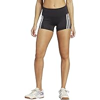 adidas Women's 4 Inch 3-Stripes Shorts