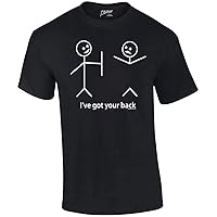 Funny Short Sleeve T-Shirt Stick Figures Humorous Sarcastic Phrases Novelty Short Sleeve T-Shirt