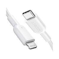 Anker USB C to Lightning Cable [6ft MFi Certified] Powerline II for iPhone 14 14 Pro iPhone 13 13 Pro 12 Pro Max 12 11 X XS XR, AirPods Pro, Supports Power Delivery (Charger Not Included) (White)