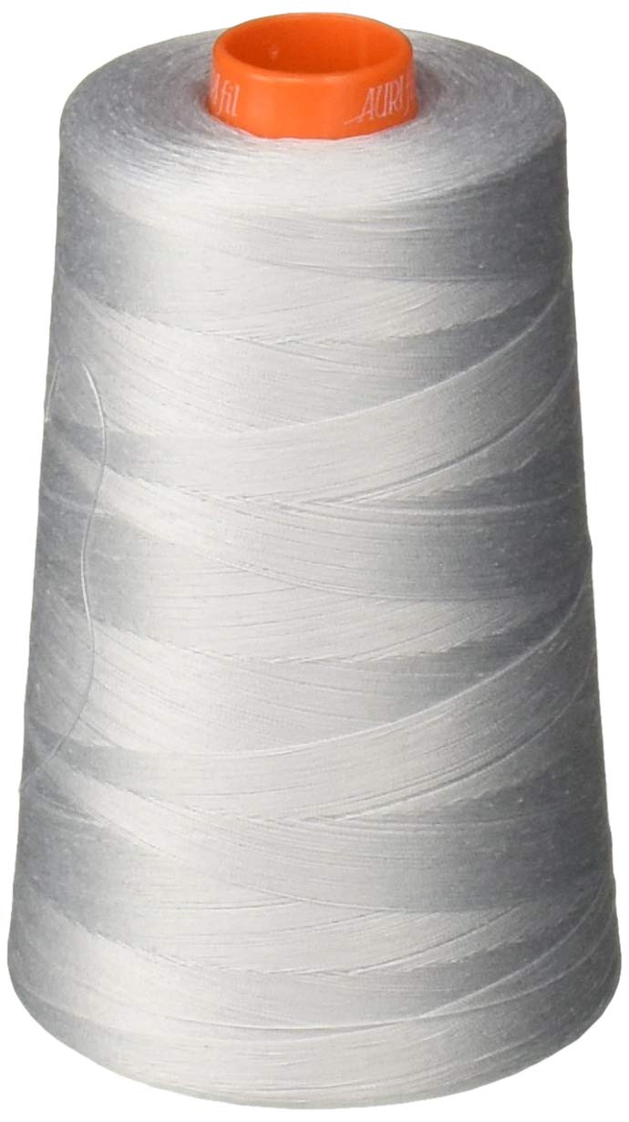 Aurifil Dove Grey Thread, 6452 yard cone, Gray