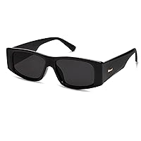 SOJOS Trendy Y2K Polarized Sunglasses for Women Men Luxury Designer Rectangle Sunnies SJ2228
