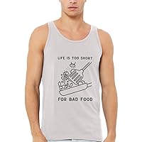 Life is Too Short for Bad Food Jersey Tank - Best Chef Presents - Best Presents for Chefs