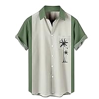 Hawaiian Shirt for Men Funny Short Sleeve Button Down Shirts Casual Tropical Beach Summer Shirts with Pocket M-5XL