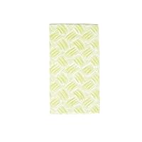 Caspari Basketry Moss Green Paper Linen Guest Towel Napkins - 12 Per Package
