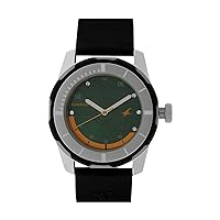 Men's Casual Wrist Watch with Analog Function, Quartz Mineral Glass, Water Resistant with Silver Metal Strap/Leather Strap