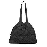 Quilted Tote Bag For Women Large Capacity Puffer Puffy Unique Boho Hippe Padded Handbag Trendy Y2k Bag
