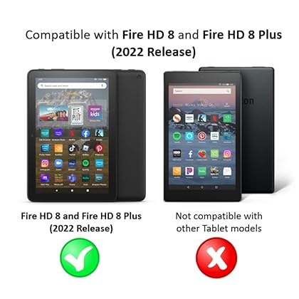 All-New, NuPro Anti-Glare Screen Protector (2 Pack), for Fire HD 8 tablet & Fire HD 8 Plus tablet (2022 Release)