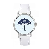Blue Umbrella Watch 38mm Case 3atm Water Resistant Custom Designed Quartz Movement Luxury Fashionable