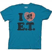 Ripple Junction E.T. I Heart E.T. Adult Crew Neck T-Shirt
