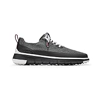 Cole Haan Generation Zerogrand Golf Black/Gray Pinstripe 9 D (M)