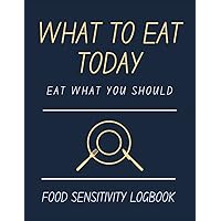 Eat What You Should: A Food Sensitivity Logbook To Record Symptom And Allergies (Logbook For Adults) 100 pages