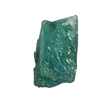 GEMHUB Raw Rough Emerald 12.00 Ct Uncut Natural Green Emerald Gemstone Crystal Gem Loose Stone