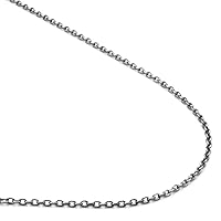 True Titanium 1MM Rolo Necklace Chain