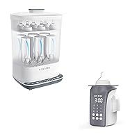 Baby Bottle Sterilizer and Dryer and Bottle Warmer with Auto Water Refill