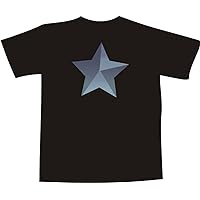 Black Dragon T-Shirt JDM / Die cut F612 with multicolored frontprint - transparent stars