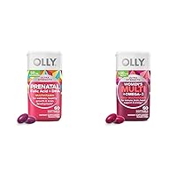 OLLY Ultra Strength Prenatal Multivitamin Softgels, Supports Healthy Growth & Ultra Women's Multi Softgels, Overall Health and Immune Support