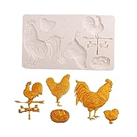 Diy Fondant Mould,Chicken Nest Mold, Chocolate Moulds, Candy Moulds, Chicken Nest Shaped Silicone Material, For Kitchen, Cake Fondant Chocolate Mold