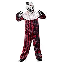 BesserBay Halloween Kids Scary Killer Clown Costume 5-14 Years