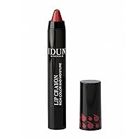 Lip Crayon - Vegan Formula - Intense Color Payoff - Full Coverage Finish - Lips Stay Moisturized And Soft - Long Lasting - Ideal For All Skin Types - Monica Plum Red - 0.09 Oz