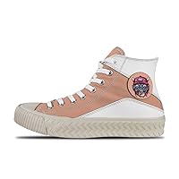 Popular Graffiti (56),Light red15 Custom high top lace up Non Slip Shock Absorbing Sneakers Sneakers with Fashionable Patterns