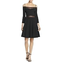 French Connection Women's Tatlin Beau Jersey Fit and Flare Dress