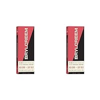Brylcreem 3-in-1 Original High Shine Men's Hair Cream for Styling, Strengthening, and Conditioning, Alcohol-Free, 5.5 Ounce (Pack of 2)