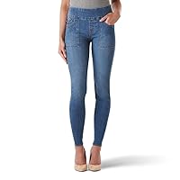 Rock & Republic Womens Denim Rx Fever Stretch Legging Jeans, Last Call-Medium Indigo, 12 US