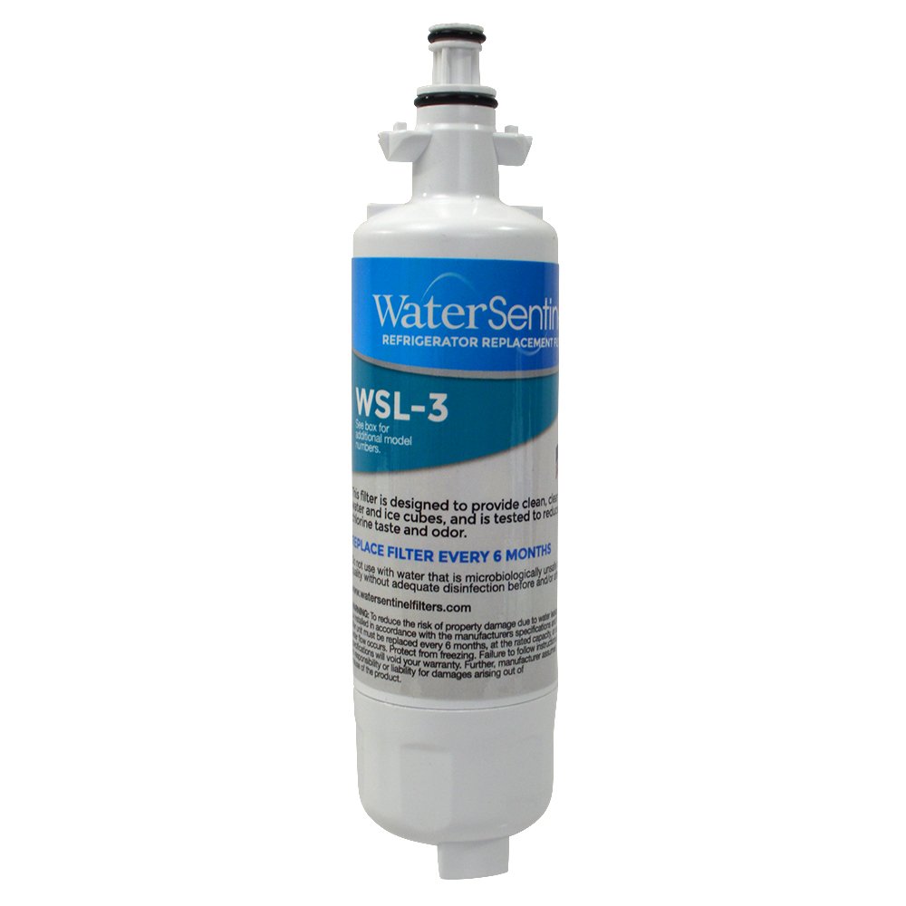 WaterSentinel WSL-3 Refrigerator Replacement Filter: Fits LG LT700P Filters , White, 1 Count (Pack of 1)