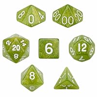 Wiz Dice Series I Set of 7 Polyhedral Dice in Velvet Pouch