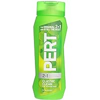 Pert Plus 2-in-1 Shampoo Plus Conditioner, Normal Hair 13.50 oz (Pack of 4)
