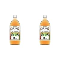 Heinz All Natural Apple Cider Vinegar with 5% Acidity (32 fl oz Bottle) - Packaging may vary (Pack of 2)